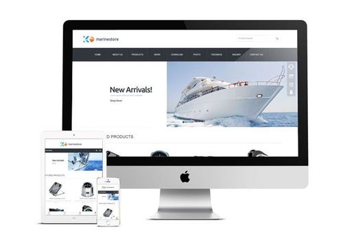 船用机械设备工厂网站设计 | 游艇设备厂家网站制作